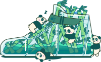 #STEPNPanda Animated Sneaker.