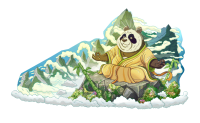 Animated Mystic Panda Sneaker.